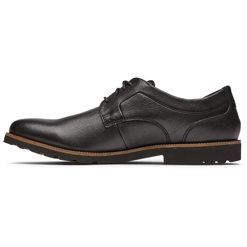 Rockport Oxfords For Mens Black - Sharp & Ready 2 Plain Toe - QP5382617